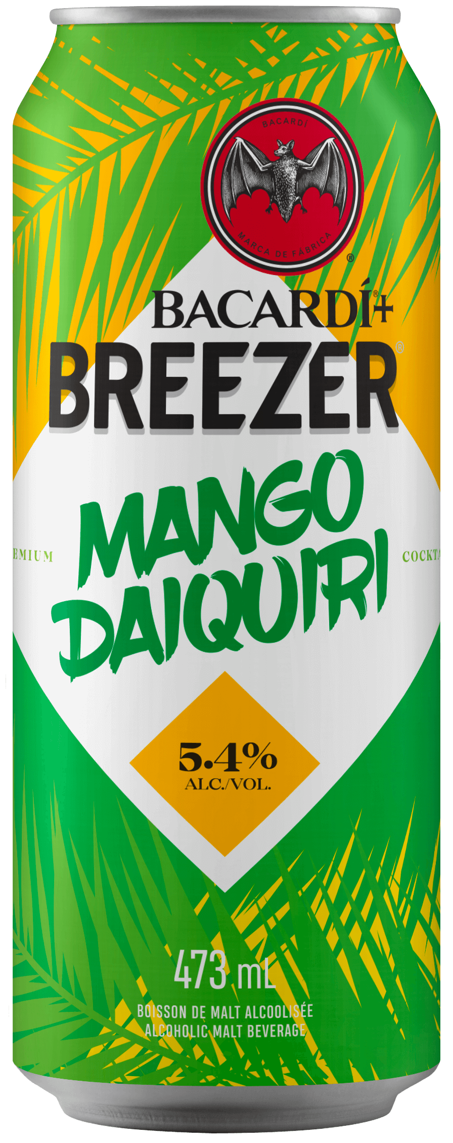 Bacardi Breezer Mango Daiquiri  | L'Évasion Tropicale | 473 ml