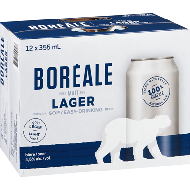 Boréale Lager  | La Référence Québécoise | 12 x 355 ml