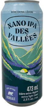 Boréale Nano IPA des Vallées | La Petite IPA Légère | 473 ml