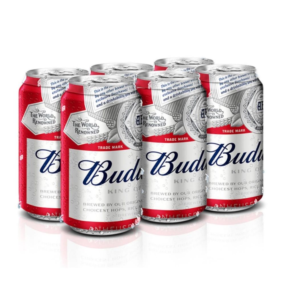Budweiser | La bière américaine emblématique | 6 x 355 ml