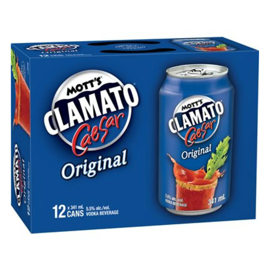 Clamato Caesar Original  | Le Classique Canadien | 12 x 355 ml