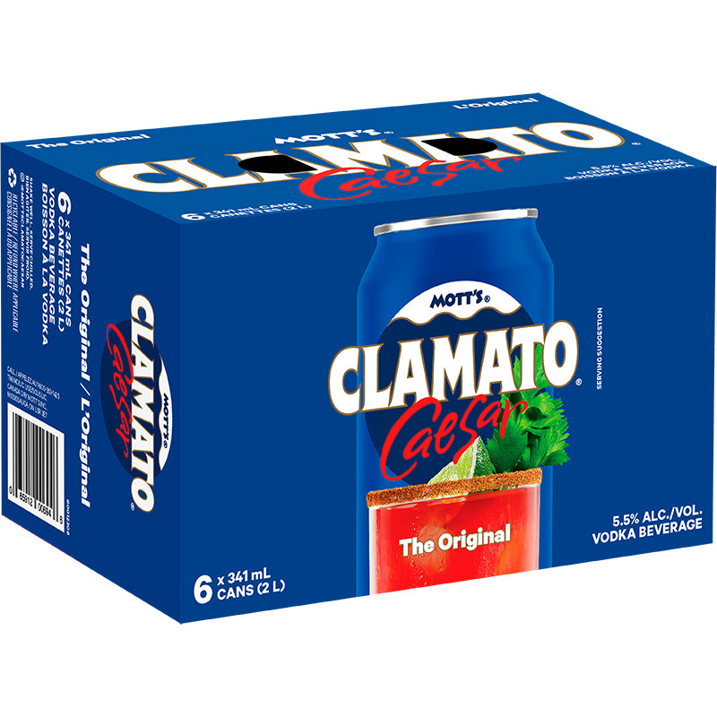Clamato Caesar Original  | Le Classique Canadien | 6 x 355ml