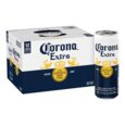 Corona Extra  | La Bière Mexicaine Iconique | Pack de 12 Canettes 355 ml