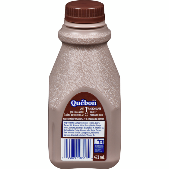 Lait au chocolat Québon - 473 mL : Un délice chocolaté pour toute la famille