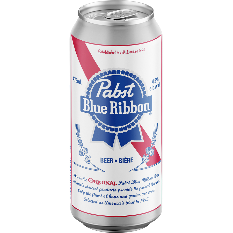 Pabst Blue Ribbon l | La Lager Américaine Icône | 473 ml