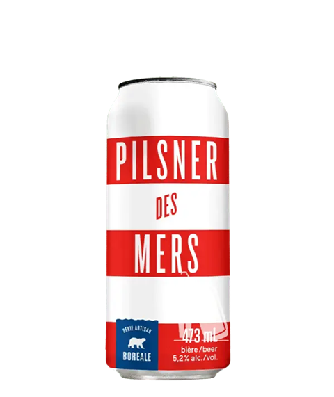 Boréale Pilsner des Mers | La Fraîcheur Marine | 473 ml