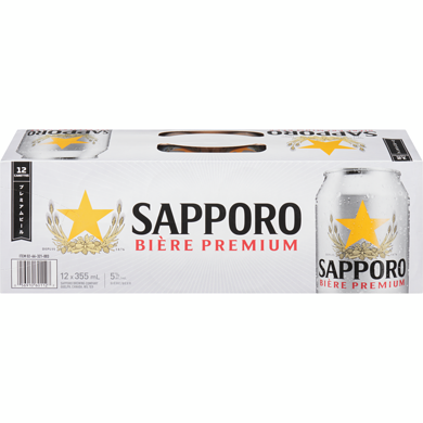 Sapporo Premium | Le Goût du Japon | 12 x 355ml