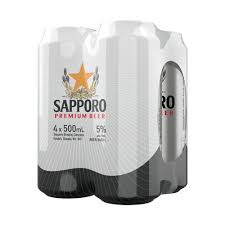 Sapporo Premium | La Légendaire Japonaise | 4 x 500ml