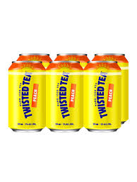 Twisted Tea Peach  | Le Goût de l'Été | 6 x 355 ml