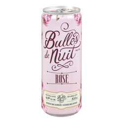 Bulles de Nuit Rosé - 355 ml : La boisson pétillante parfaite pour vos moments de détente et vos célébrations