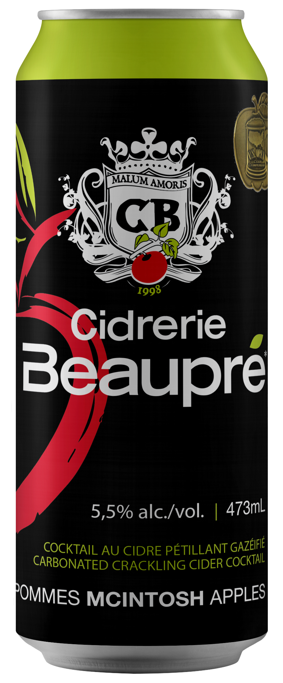 Cidre Beaupré Original - 473 ml : Un cidre québécois rafraîchissant et fruité pour toutes les occasions