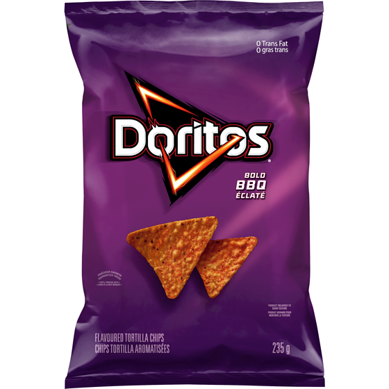 Doritos BBQ Éclaté - 235g : Une explosion de saveur de barbecue sucrée-salée