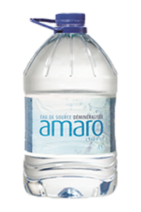 Eau Amaro - 4 L : Une eau de source naturelle, pure et rafraîchissante, pour une hydratation familiale et quotidienne