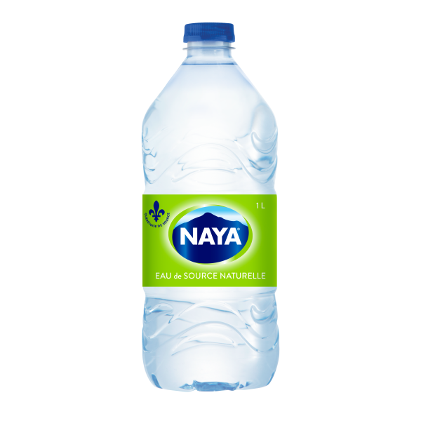 Eau Naya - 1 L : Une eau de source naturelle, pure et rafraîchissante, pour une hydratation familiale et quotidienne