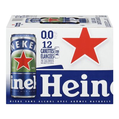 Heineken 0.0 | La bière sans alcool, le goût Heineken | 12 x 330 ml