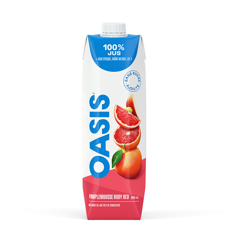 Oasis Jus de Pamplemousse Ruby Red 960 ml : Le Réveil des Sens