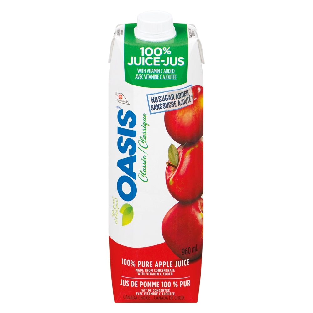 Oasis Jus de Pomme 960 ml : Le Goût Frais de la Pomme