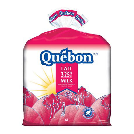 Lait entier Québon 3,25% - 4L : Le classique par excellence
